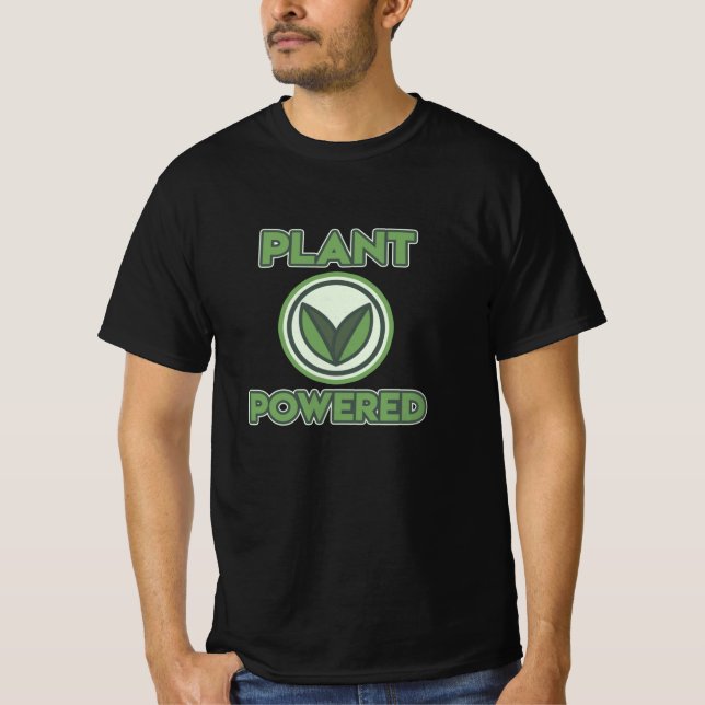 Camiseta Simplesmente PLant Powered Super Veggie Vegan Vege (Frente)