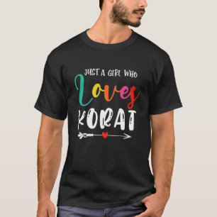Camiseta Simplesmente uma Garota que Ama Mãe de Gato Korat