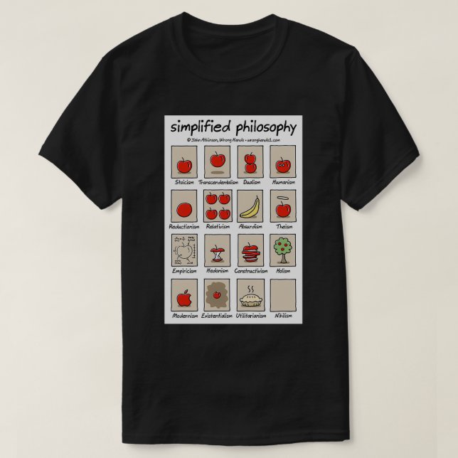 Camiseta simplified philosophy Classic TShirt (Frente do Design)