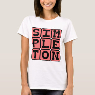 Camiseta Simplório, Pessoa Simples