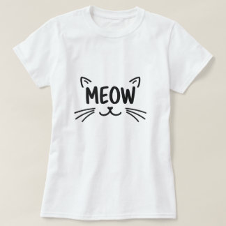 Camiseta Simply Meow Cute Cat Face for Feline