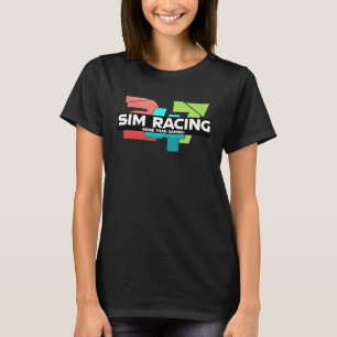 Camiseta SimRacing Mais Do Que A Corrida Da Roda De Direção