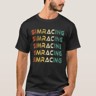 Camiseta SimRacing SIMRACING Vintage Jogos e Corrida
