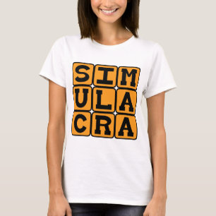 Camiseta Simulacros, Representação de Algo