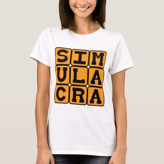 Camiseta Simulacros, Representação de Algo (Frente)