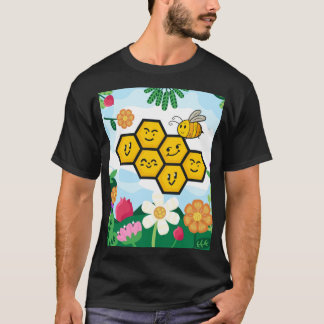 Camiseta Simulador do enxame de abelhas - Gráfico da Nature