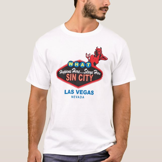 Camiseta Sin City Vegas T-Shirt (Frente)