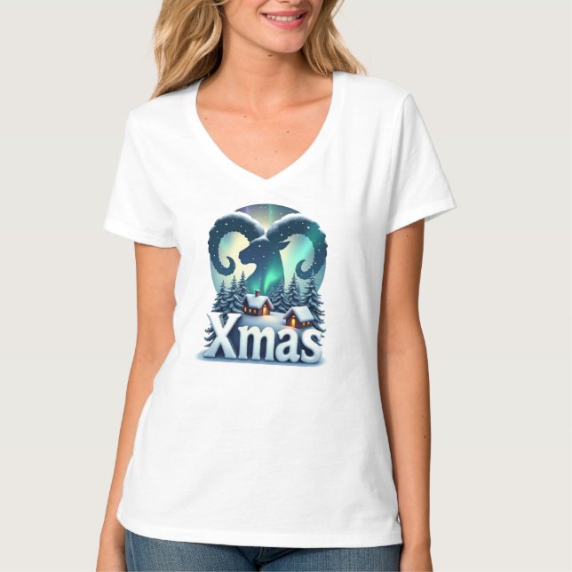 Camiseta Sinais Astrológicos Aries| Celebração Xmas (Frente)
