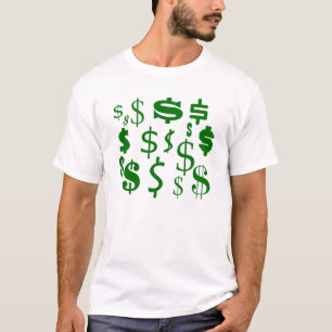 Camiseta Sinais de dólar