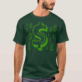 Camiseta Sinais de $ dólar