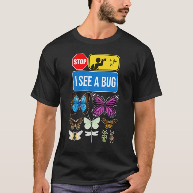 Camiseta Sinais de entomologia sobre insetos Entomologista  (Frente)