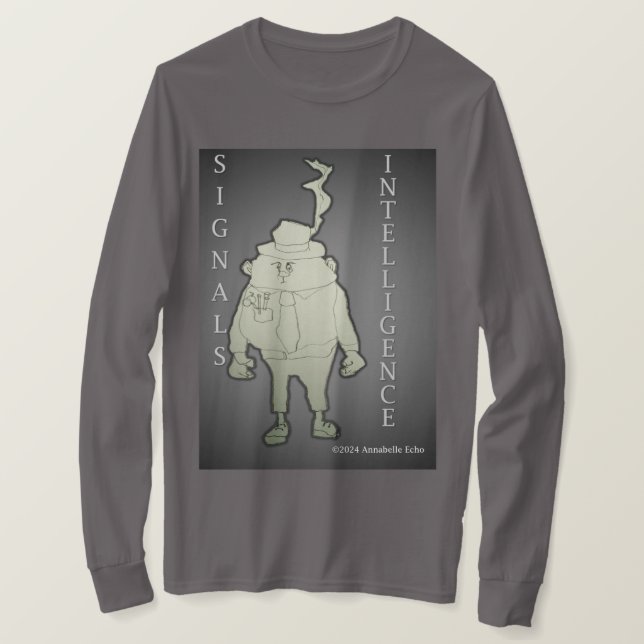 Camiseta Sinais de inteligência! (Frente do Design)