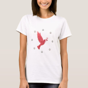 Camiseta Sinais de Pomba e Paz