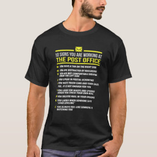 Camiseta Sinais T -10 do Serviço Postal dos EUA que você