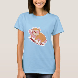 CAMISETA SINAIS ZODIÁTICOS COM LENÇAS E CAFÉ
