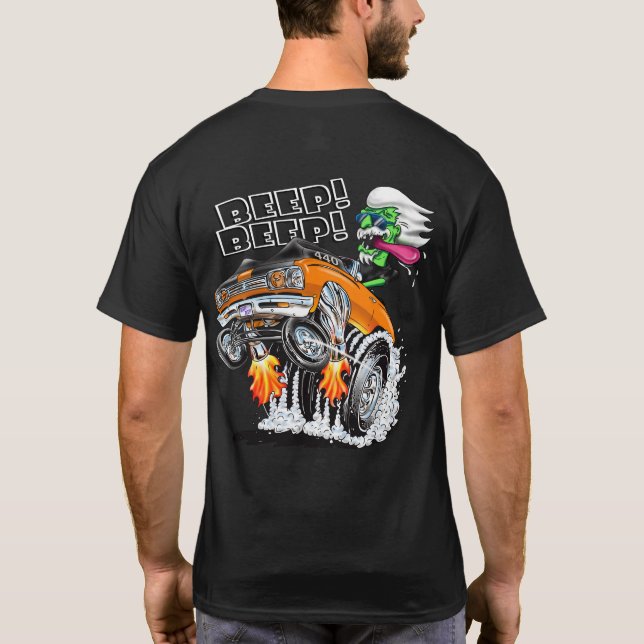 Camiseta Sinal acústico 1969 do monstro 440! Sinal (Verso)