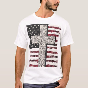 Camiseta Sinal americano cruzando T-Shirt