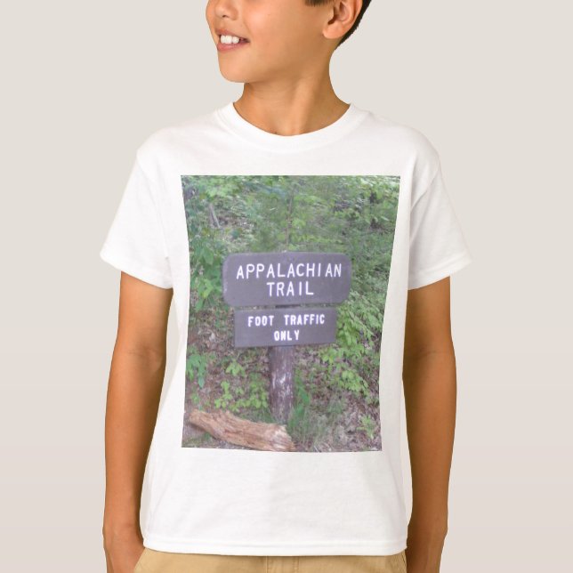 Camiseta sinal apalaches do passeio da fuga (Frente)