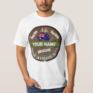Camiseta Sinal australiano irlandês do bar