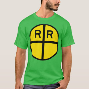 Camiseta Sinal cruzado de ferrovia