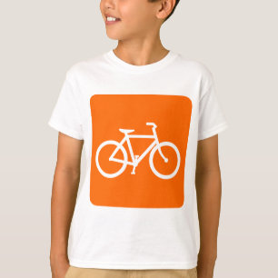 Camiseta Sinal da bicicleta - branco