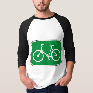 Camiseta Sinal da bicicleta do vintage