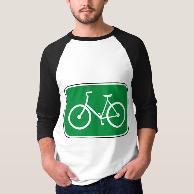 Camiseta Sinal da bicicleta do vintage (Frente)