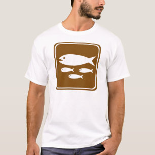 Camiseta Sinal da estrada da incubação dos peixes