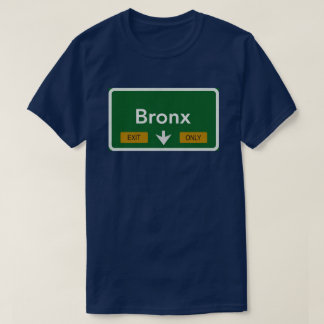 Camiseta Sinal da estrada de Bronx