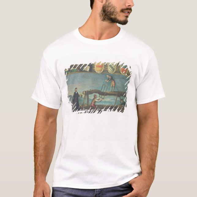 Camiseta Sinal da guilda dos trabalhadores Venetian da (Frente)