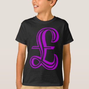 Camiseta Sinal da libra - roxo