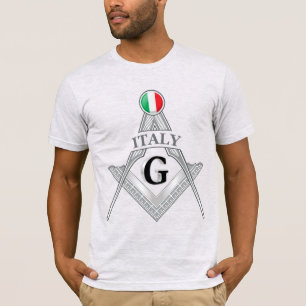 Camiseta sinal da maçonaria italiana
