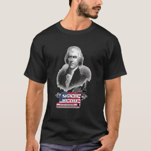 Camiseta Sinal Da Minha Vida Thomas Jefferson 4º De Julyus