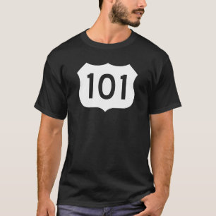 Camiseta Sinal da rota 101 dos E.U.