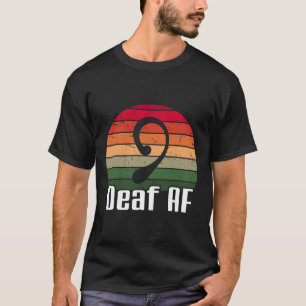 Camiseta Sinal de AF surdo ASL Sensibilização surda