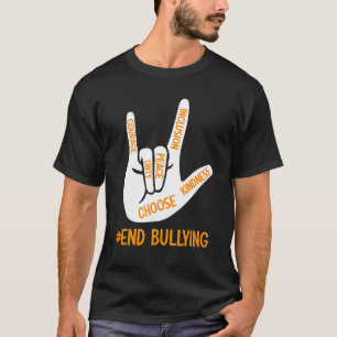 Camiseta Sinal de Amor Anti-Bullying 2022 - Unity Day Orang