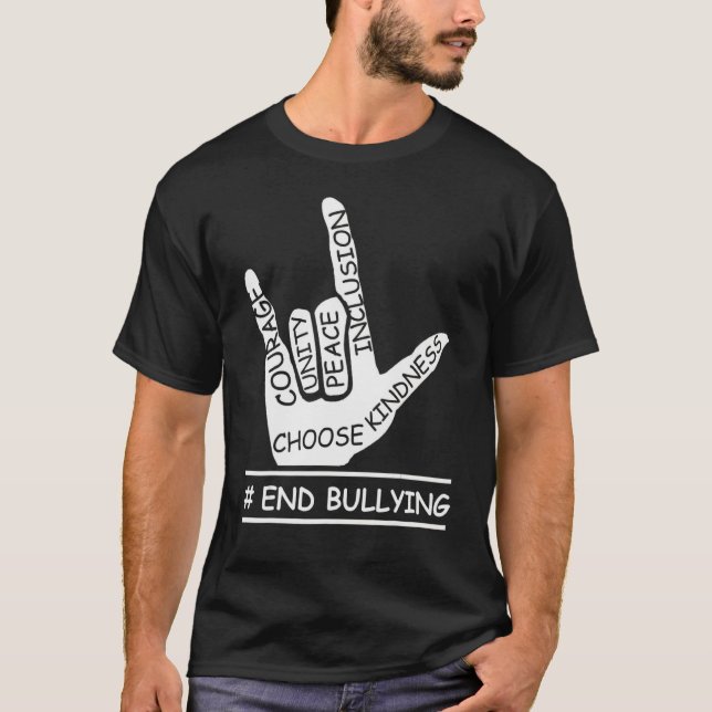Camiseta Sinal de Amor Anti-Bullying 2022 - Unity Day Orang (Frente)