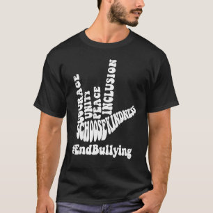 Camiseta Sinal de Amor Anti-Bullying 2022 - Unity Day Orang