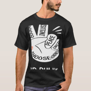 Camiseta Sinal de Amor Anti-Bullying 2022 - Unity Day Orang
