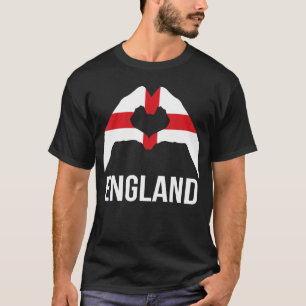 Camiseta Sinal de Amor Bandeira da Inglaterra