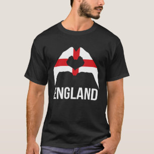 Camiseta Sinal de Amor Bandeira da Inglaterra