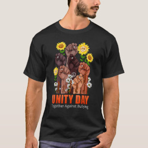 Camiseta Sinal de Amor das Crianças Laranja Anti Bullying U