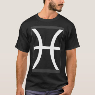 Camiseta Sinal de Astrologia de Peixes Divertidos e Ricos