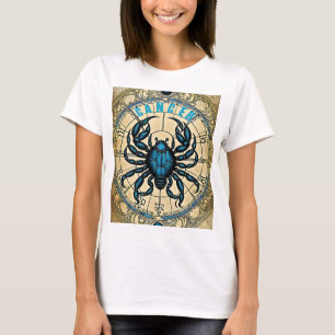 Camiseta Sinal de Astrologia do cancer