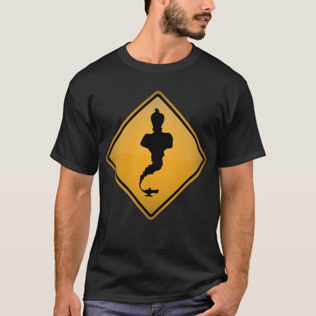 Camiseta Sinal de aviso dos génios (Frente)