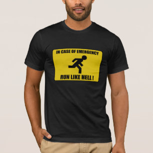 Camiseta Sinal de aviso - funcione muito