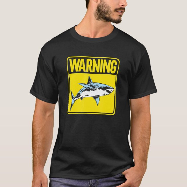 Camiseta Sinal de aviso Shark 5 (Frente)