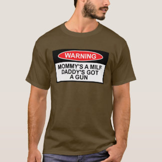 Camiseta Sinal de aviso, tema de MILF