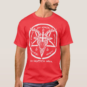 Camiseta Sinal De Baphomet Da Satã Do Occulto