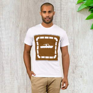 Camiseta Sinal de barco Mens T-Shirt